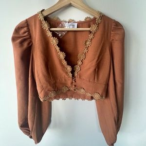 Boho crop top